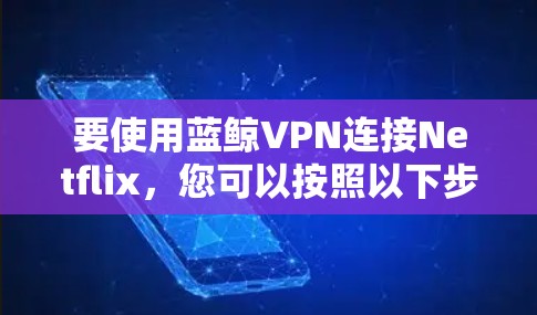 要使用蓝鲸VPN连接Netflix，您可以按照以下步骤操作
